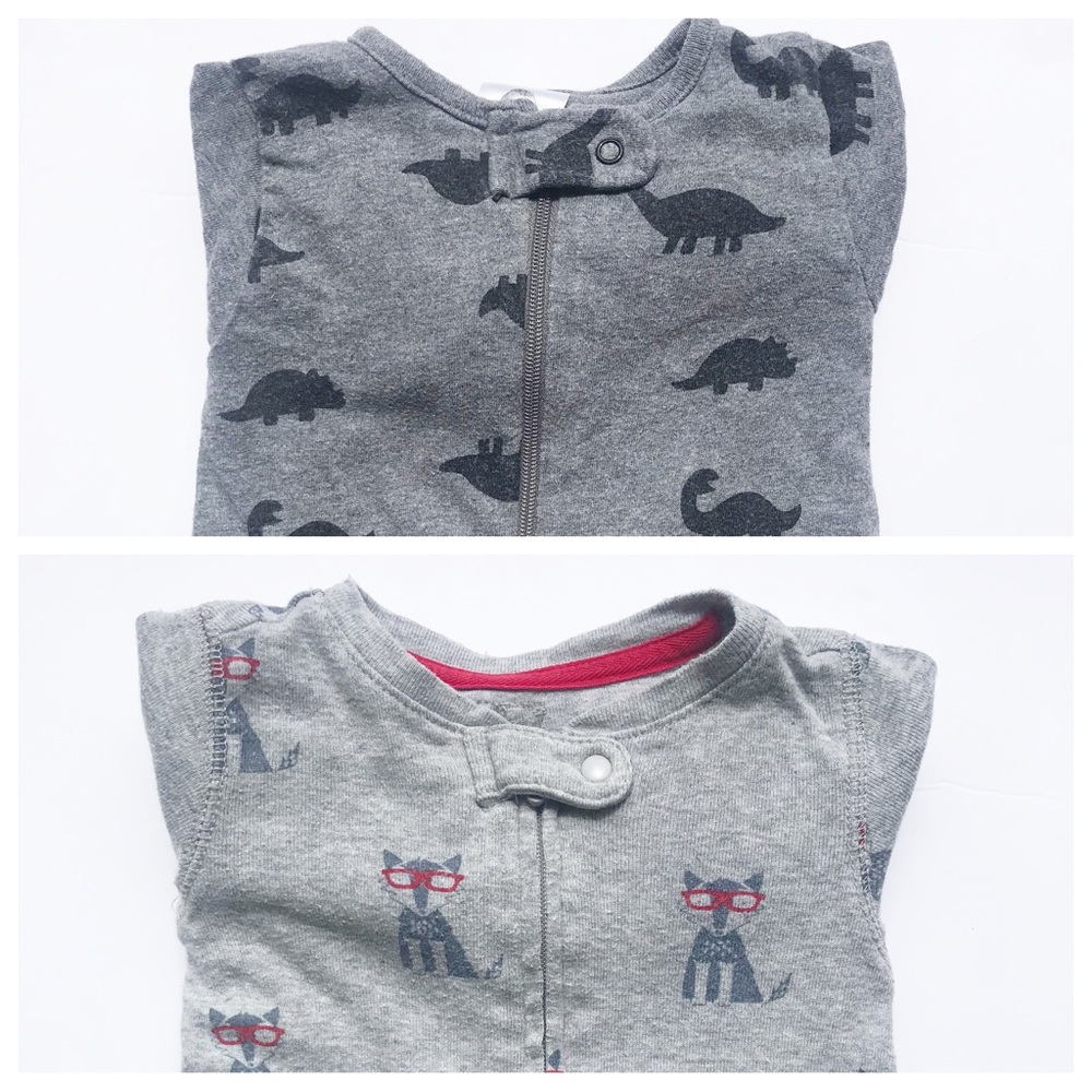 GAP GERBER zipper sleeper pajamas